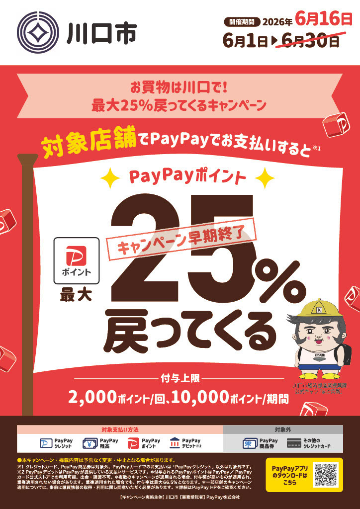 早期終了ポスター