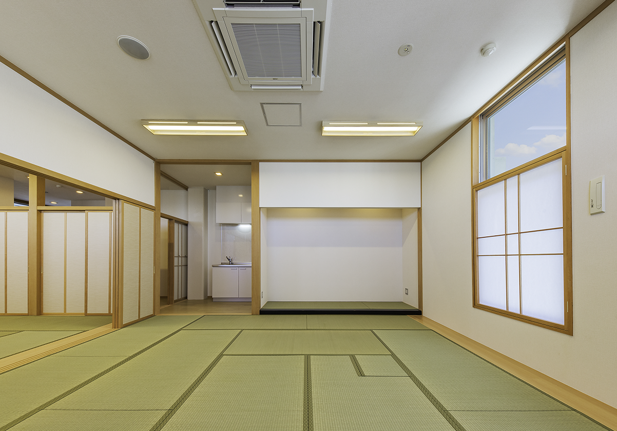領家公民館の日本間の写真