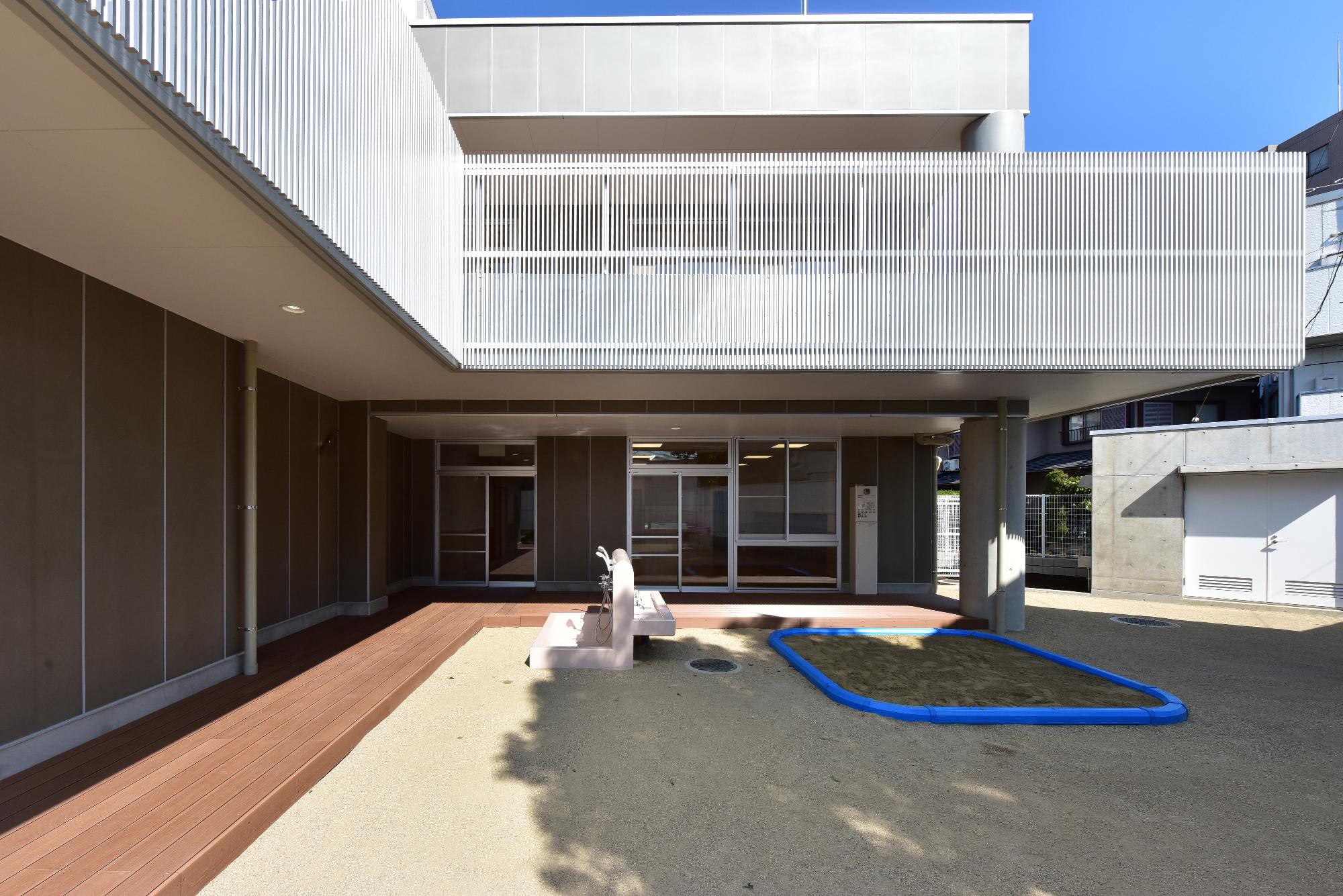 仲町東保育所砂場の写真