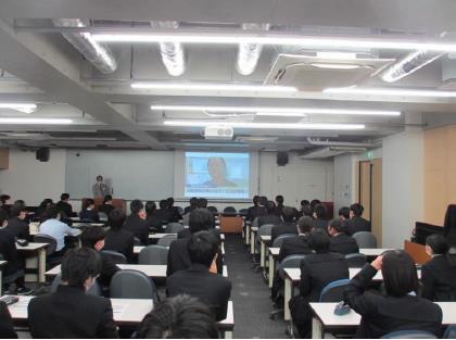 川口市立高等学校での講義