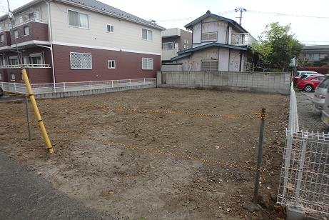 解体後 更地になっている。