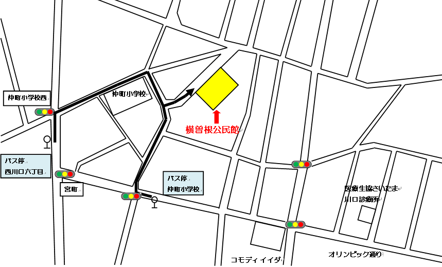 公民館周辺地図