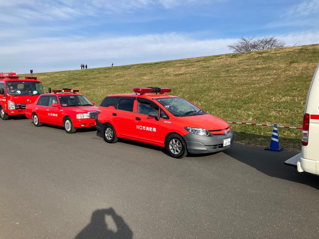 危険物パトロール車