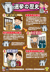 選挙の歴史のポスターの画像