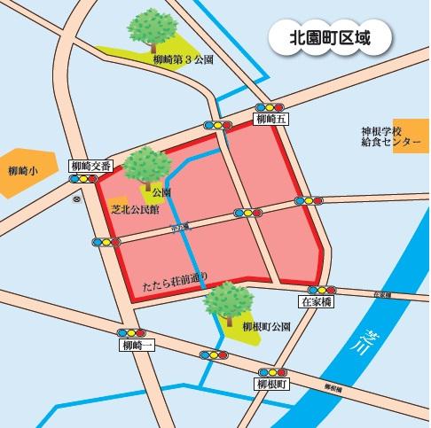 平成25年度ゾーン30実施区域の地図