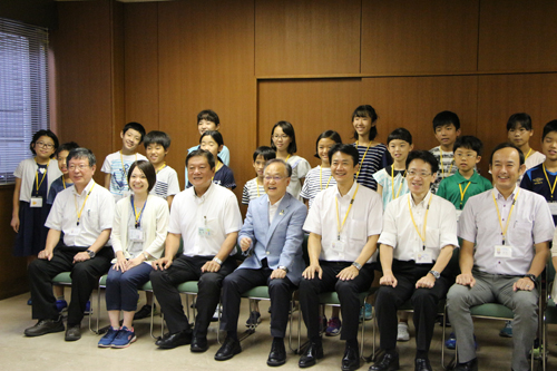 平成30年度宮崎市小学生文化交流使節団表敬訪問
