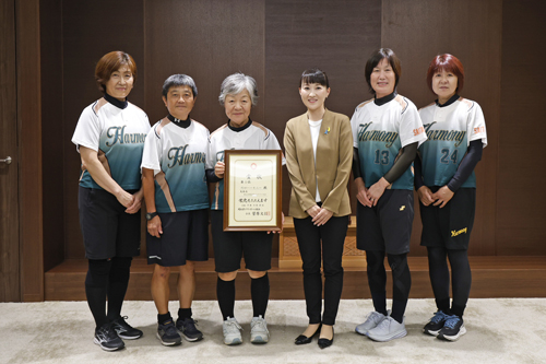 川口ハーモニー表敬訪問