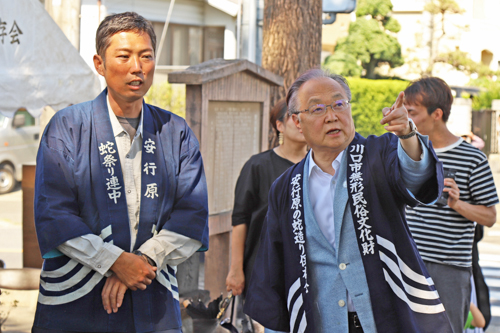 安行原の蛇造り上
