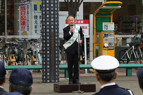 春の全国交通安全運動出発式(上)