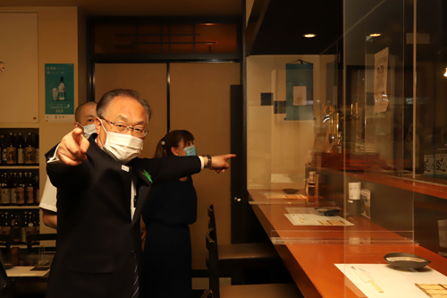 まん延防止等重点措置適用による市内飲食店への現地訪問