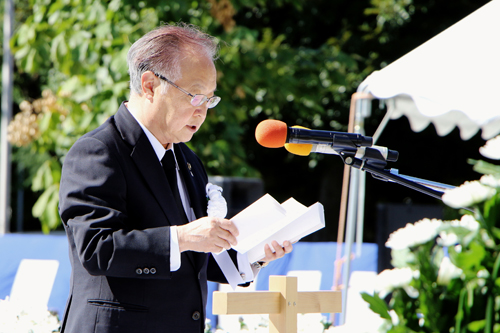 川口市戦没者追悼式
