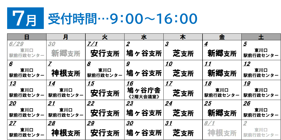 7月