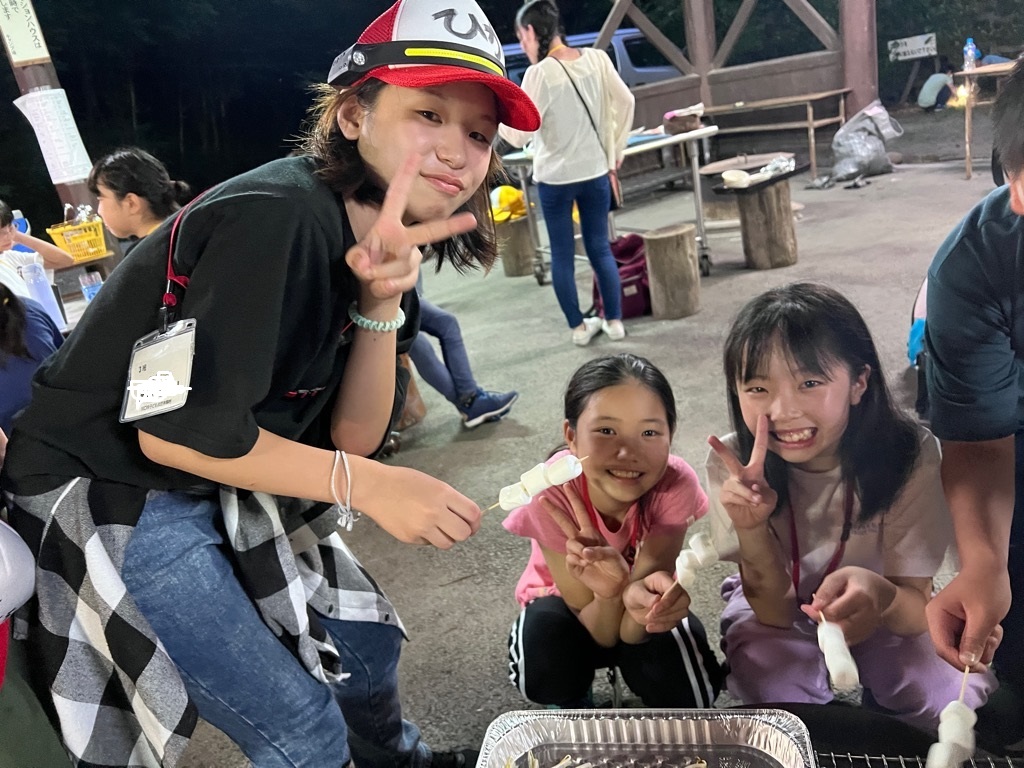 マシュマロも焼いちゃうよ!