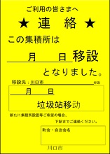 看板の画像