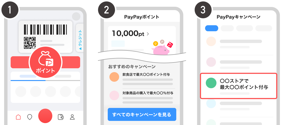 アプリ内でのキャンペーン確認方法