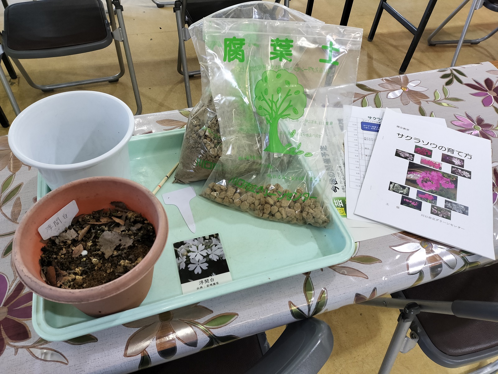 園芸教室の様子