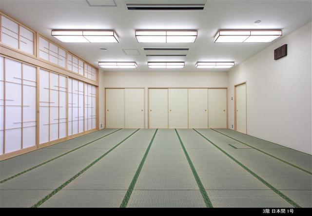 幸栄公民館の畳のある日本間の写真