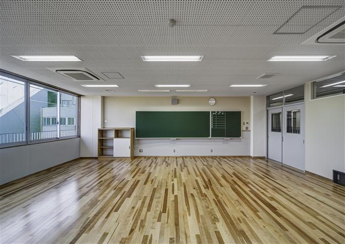 十二月田中学校の普通教室の様子の写真