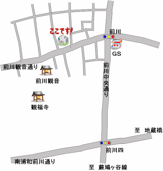 前川公民館案内図