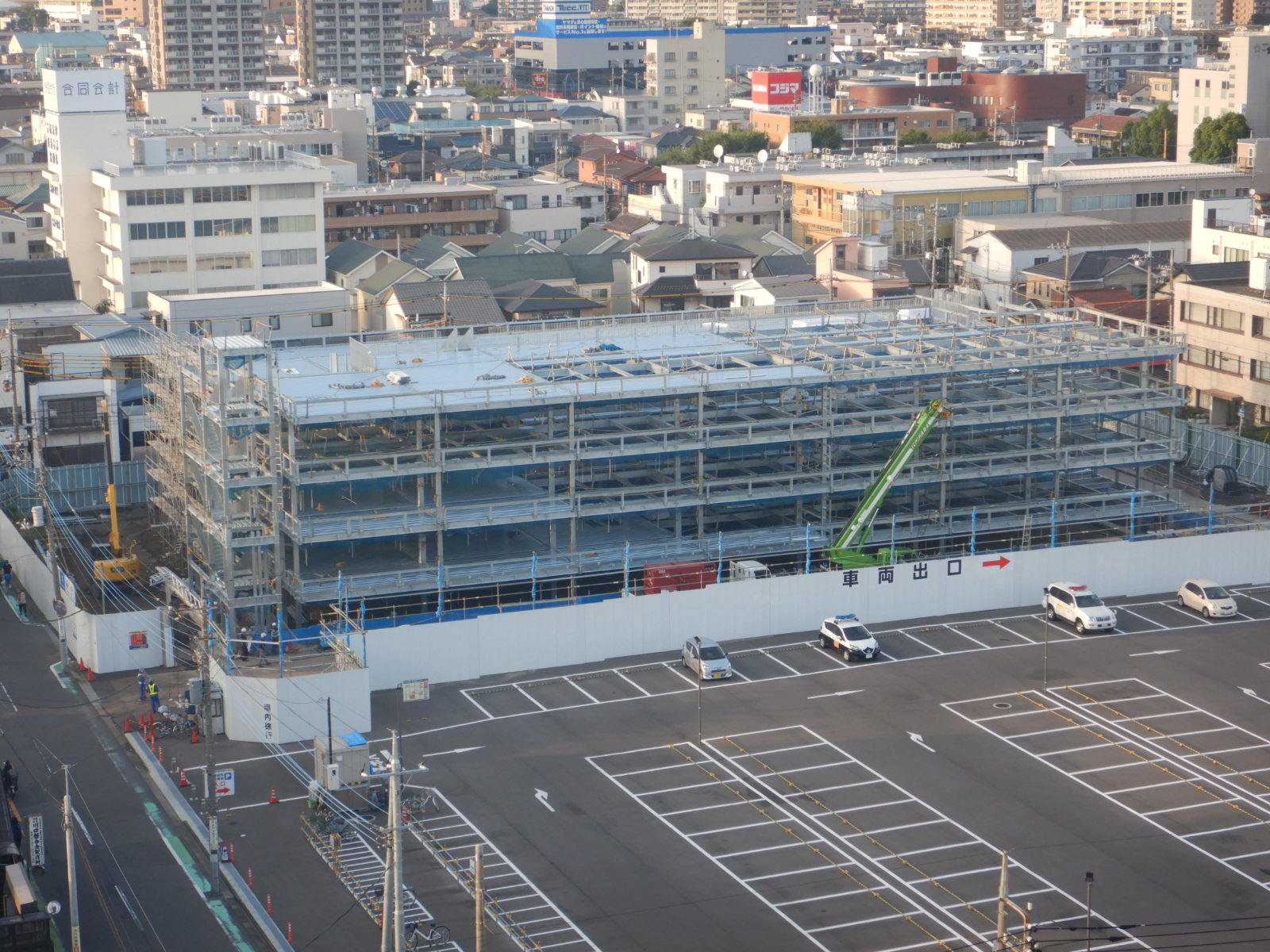 基礎工事の様子、令和4年9月