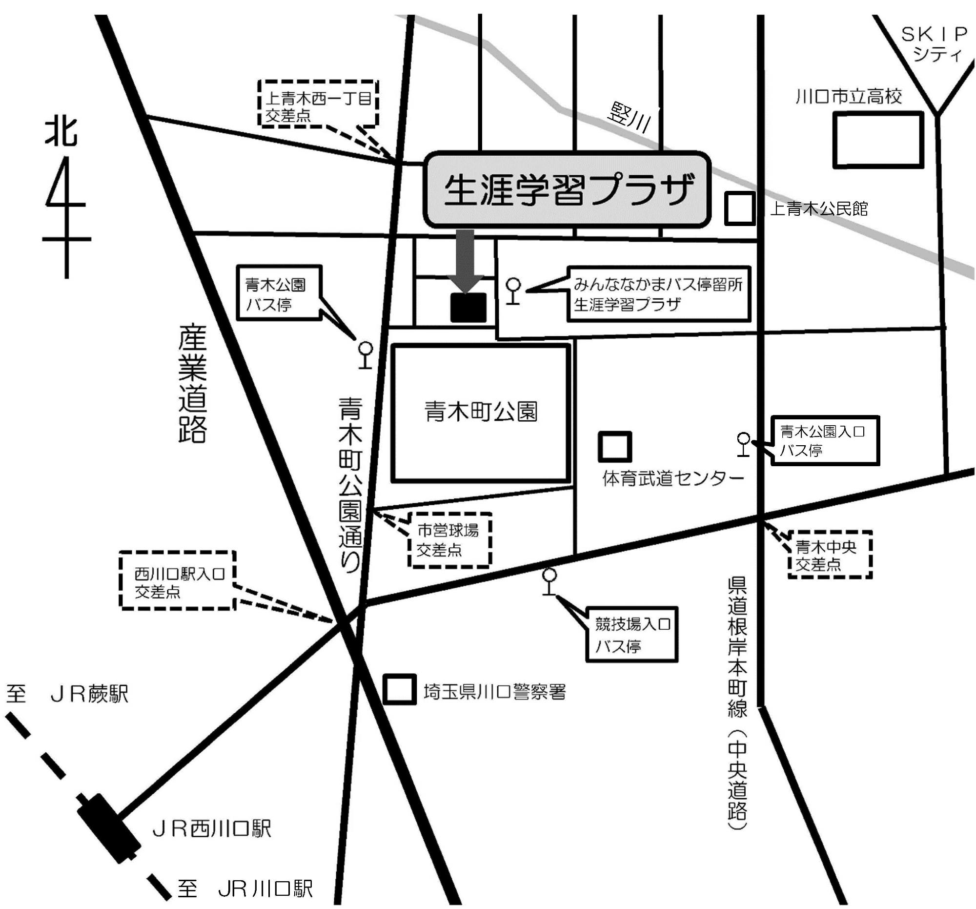 生涯学習プラザ案内図