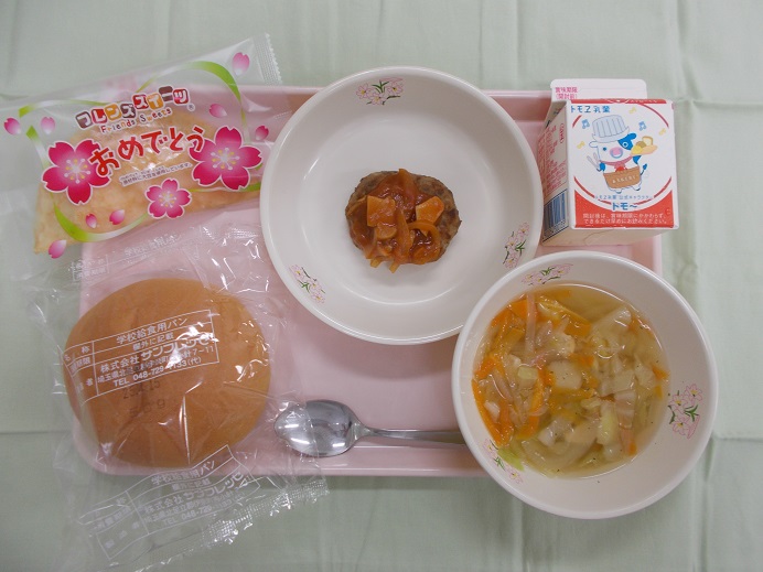 4月14日小学校献立