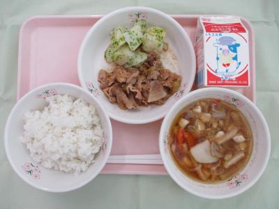 令和7年11月19日中学校給食