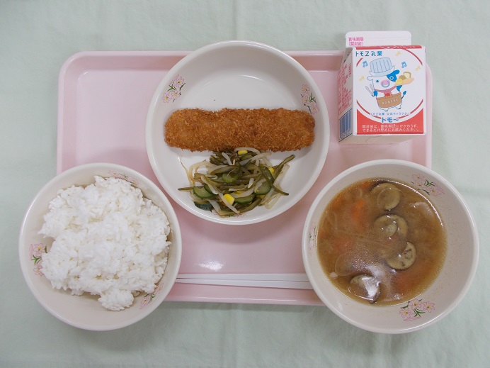 10月8日中学校献立