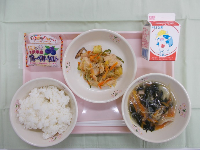 10月10日小学校献立