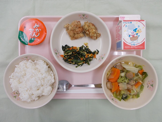 12月2日中学校献立