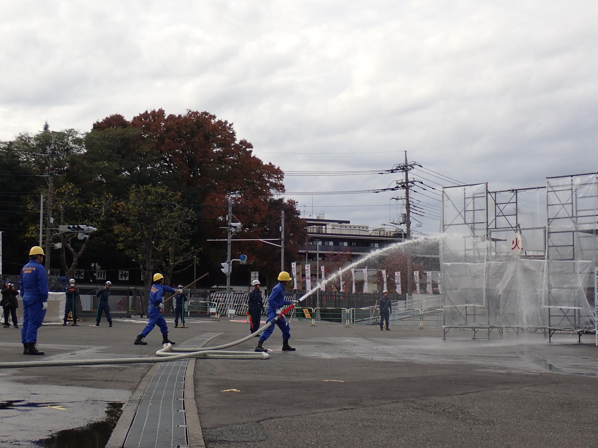 精工化学株式会社川口工場  自衛消防隊