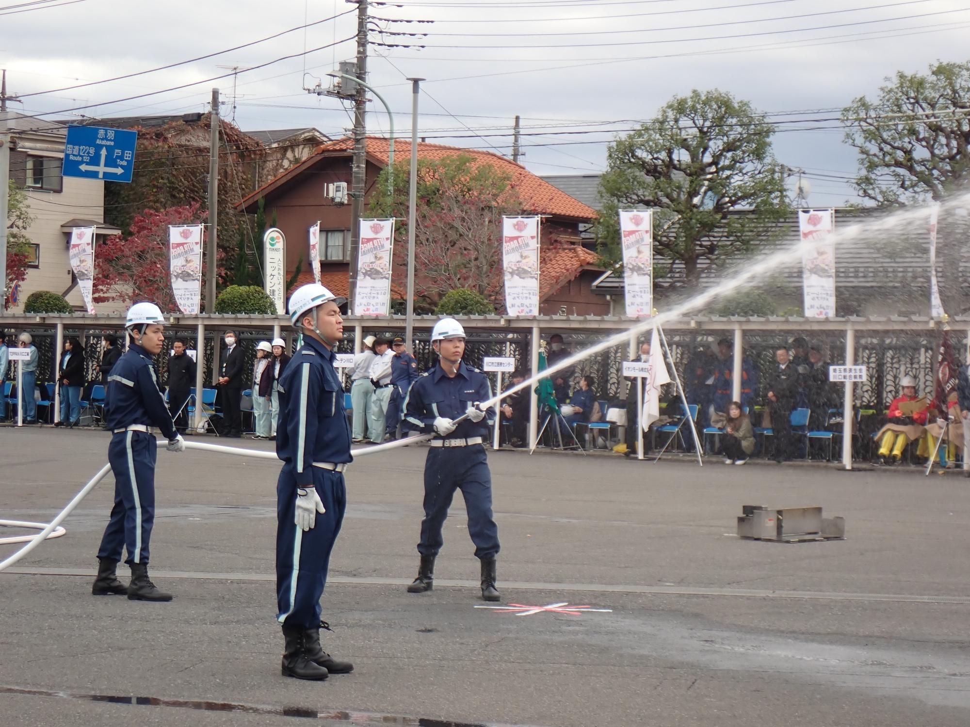 日本地工株式会社 自衛消防隊