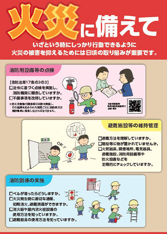 火災に備えて
