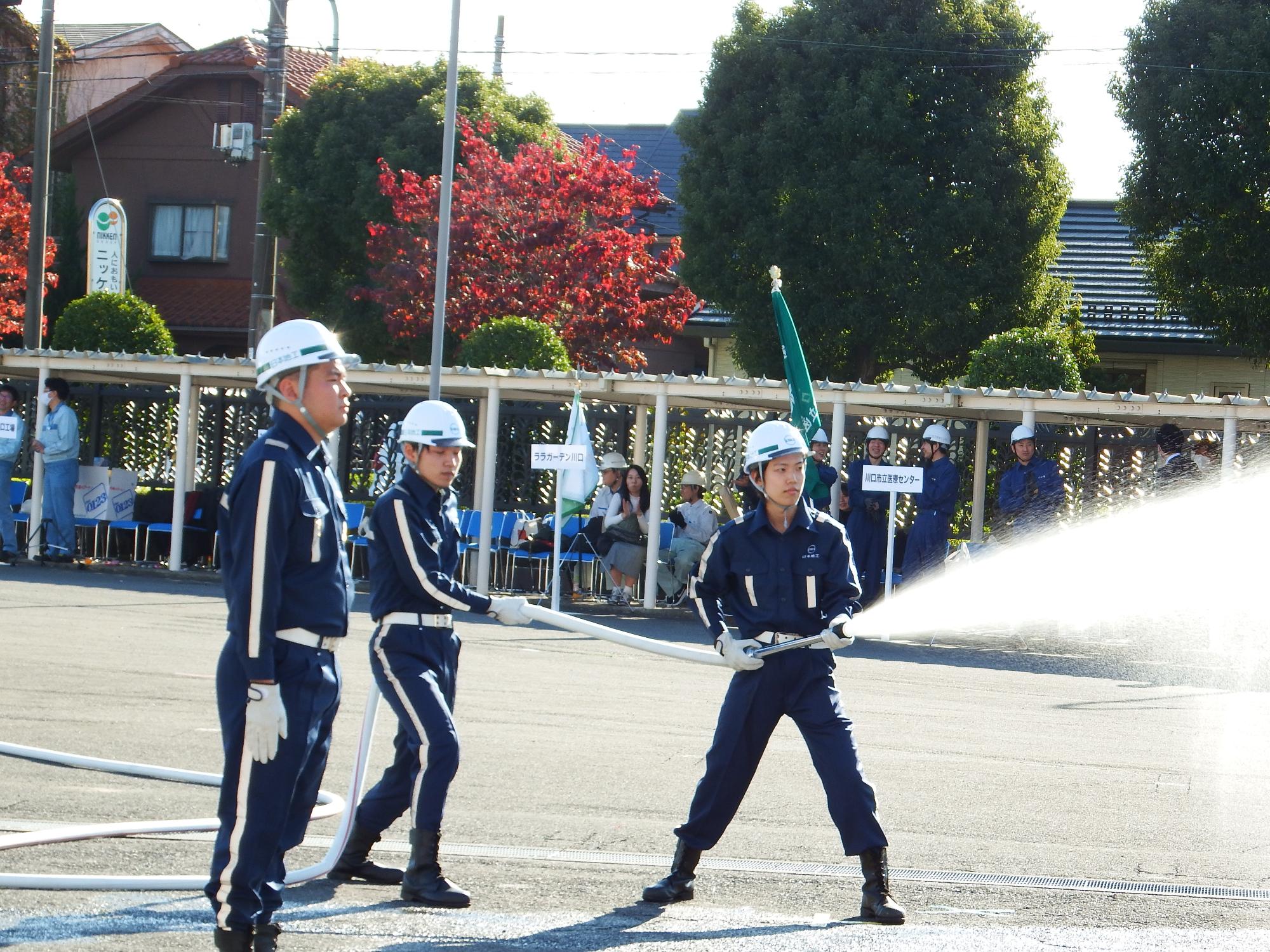 日本地工株式会社 自衛消防隊