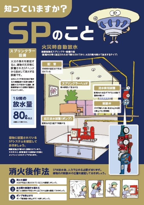 知っていますか？スプリンクラー設備のこと