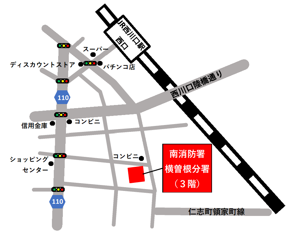 事務所移転先の地図