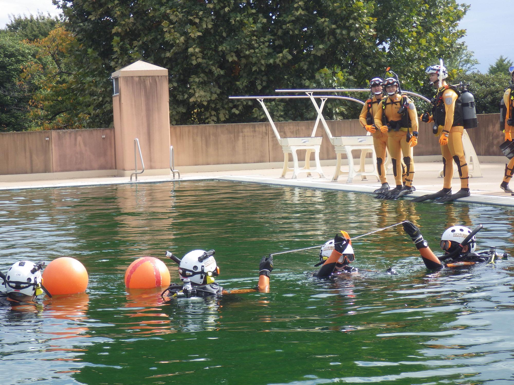 本市、検索訓練実施中