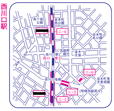 西川口駅周辺置場