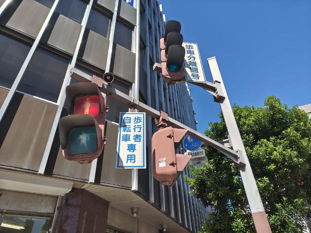 歩車分離式信号機1