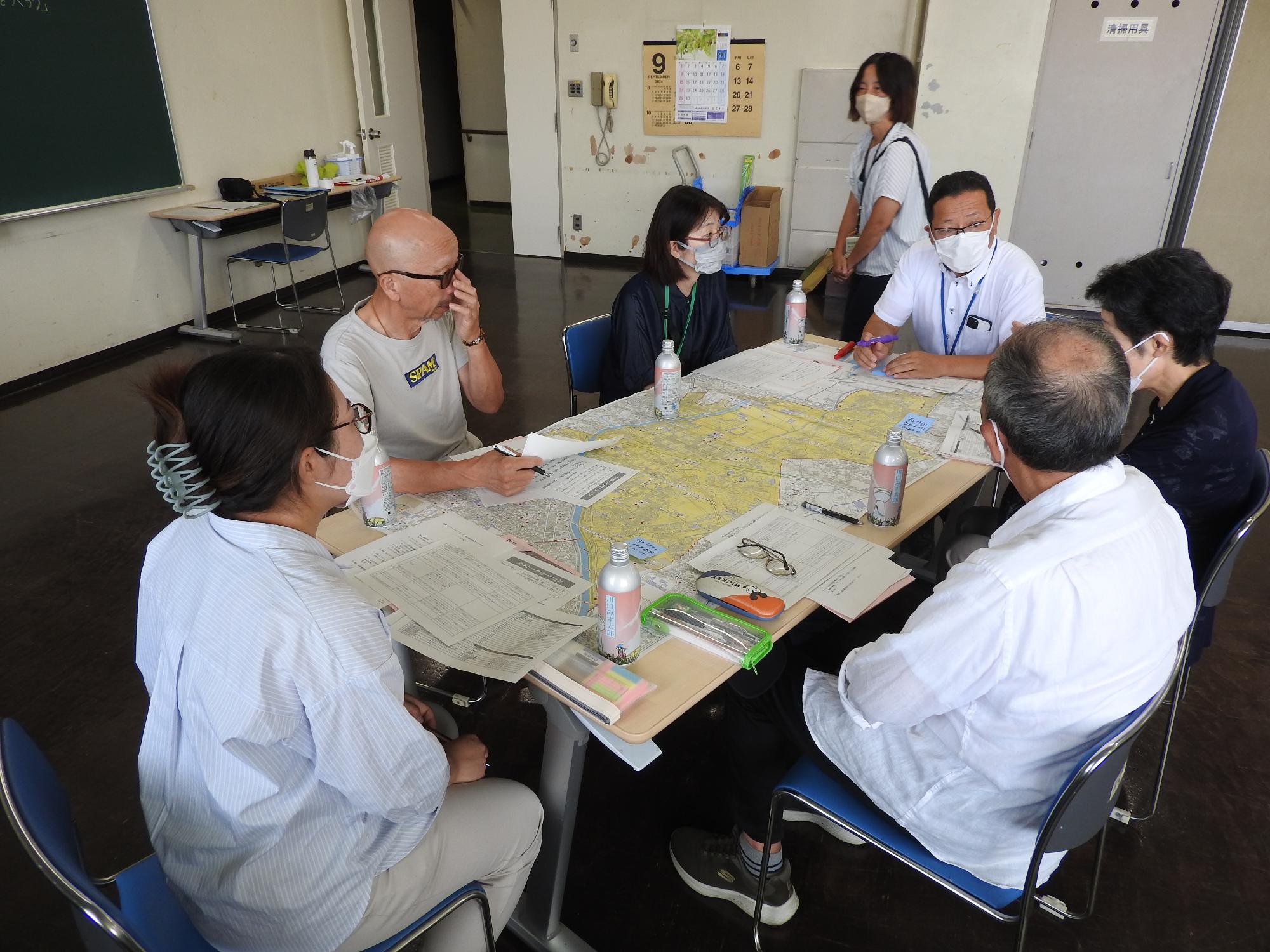 神根包括Aグループの様子