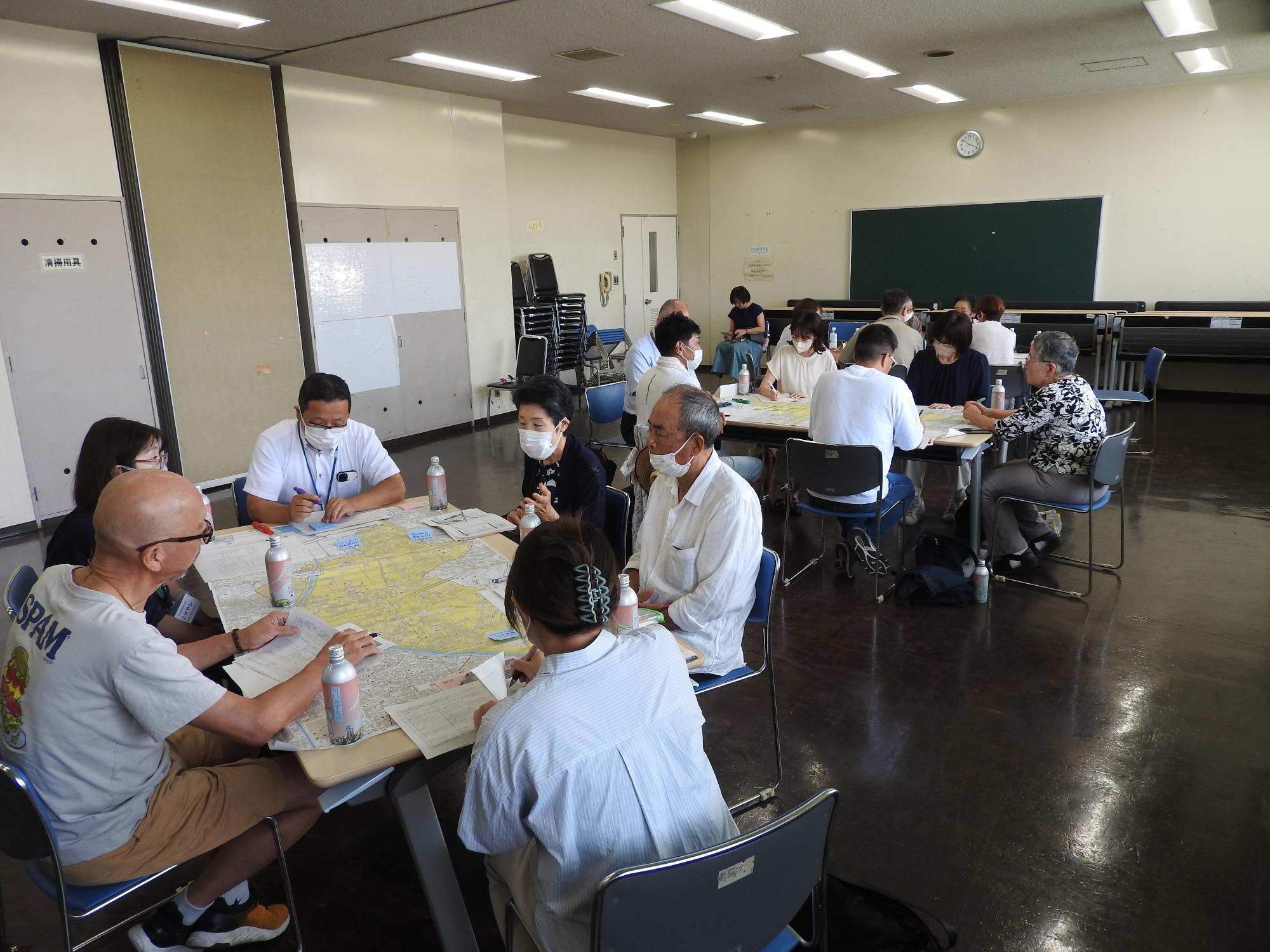 神根包括地区っ全体の様子