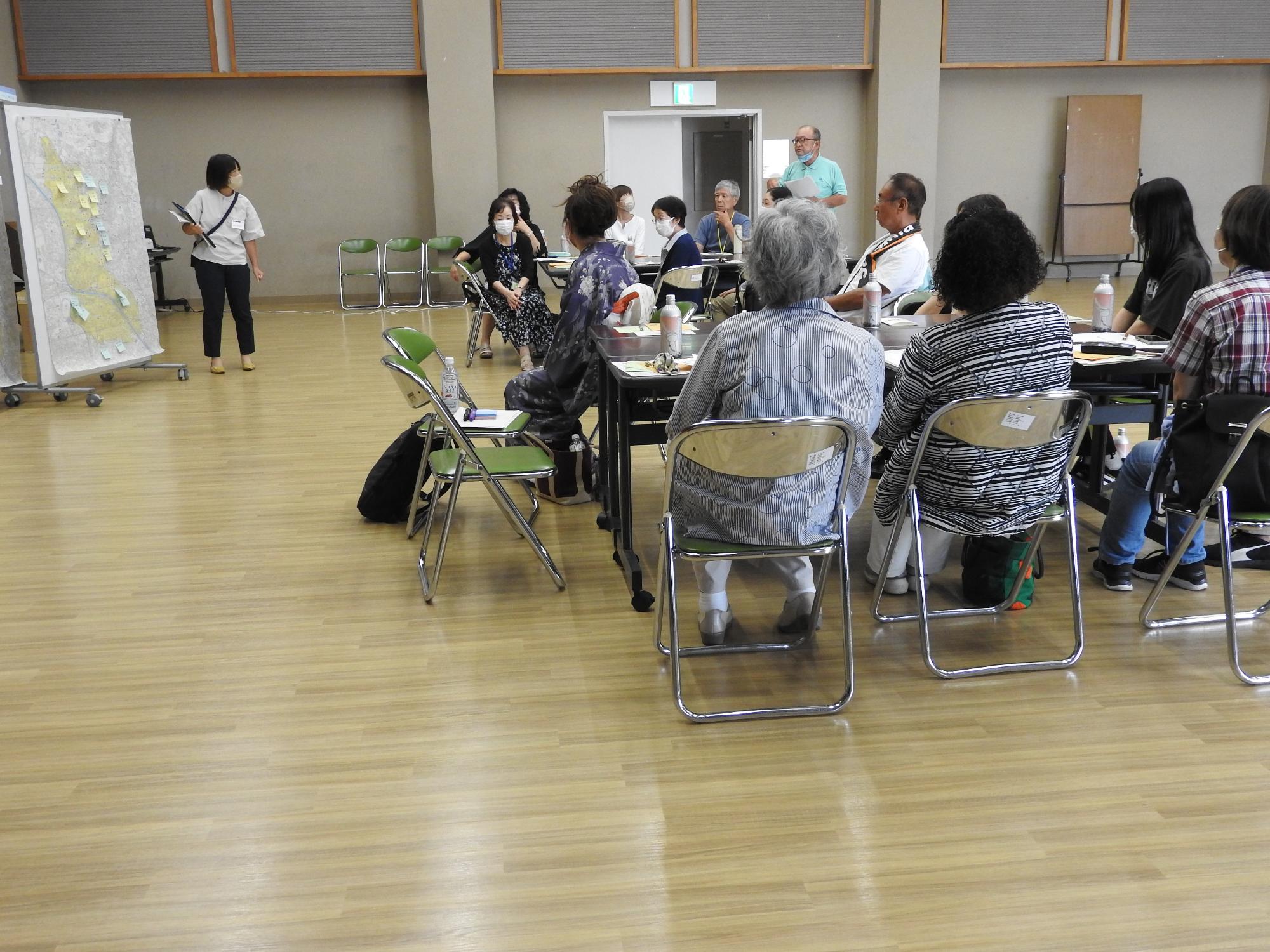 鳩ケ谷西部全体セッションの様子