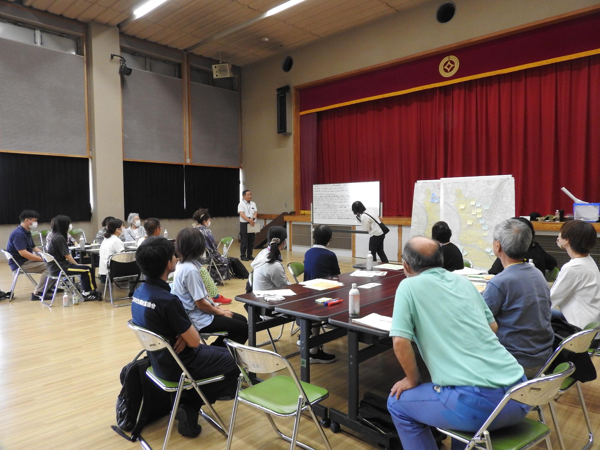 鳩ケ谷西部全体セッション9の様子