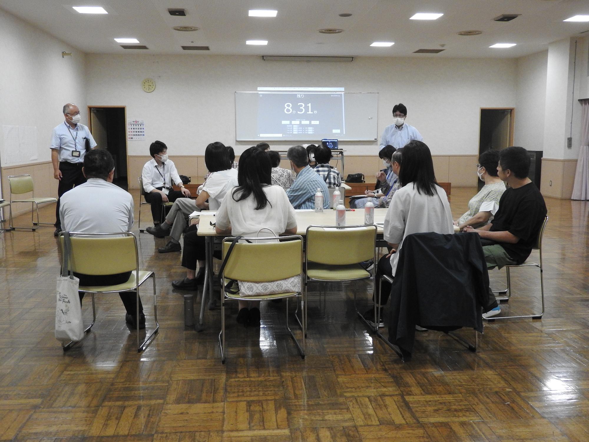 芝伊刈全体セッションの様子