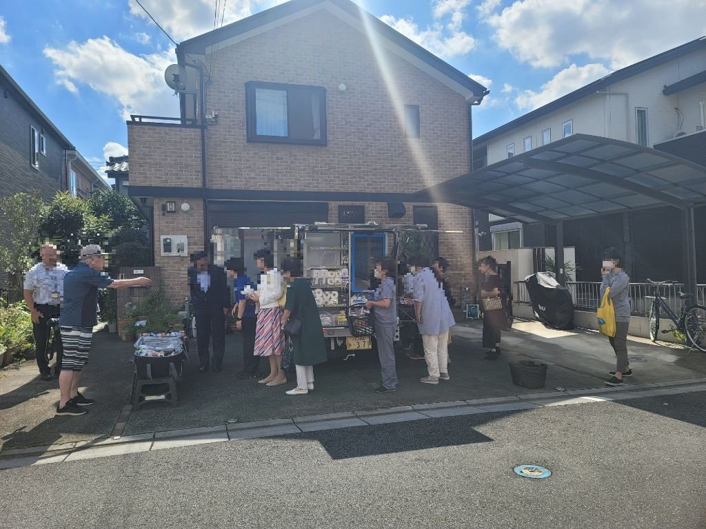 前野宿の細川さん家販売様子