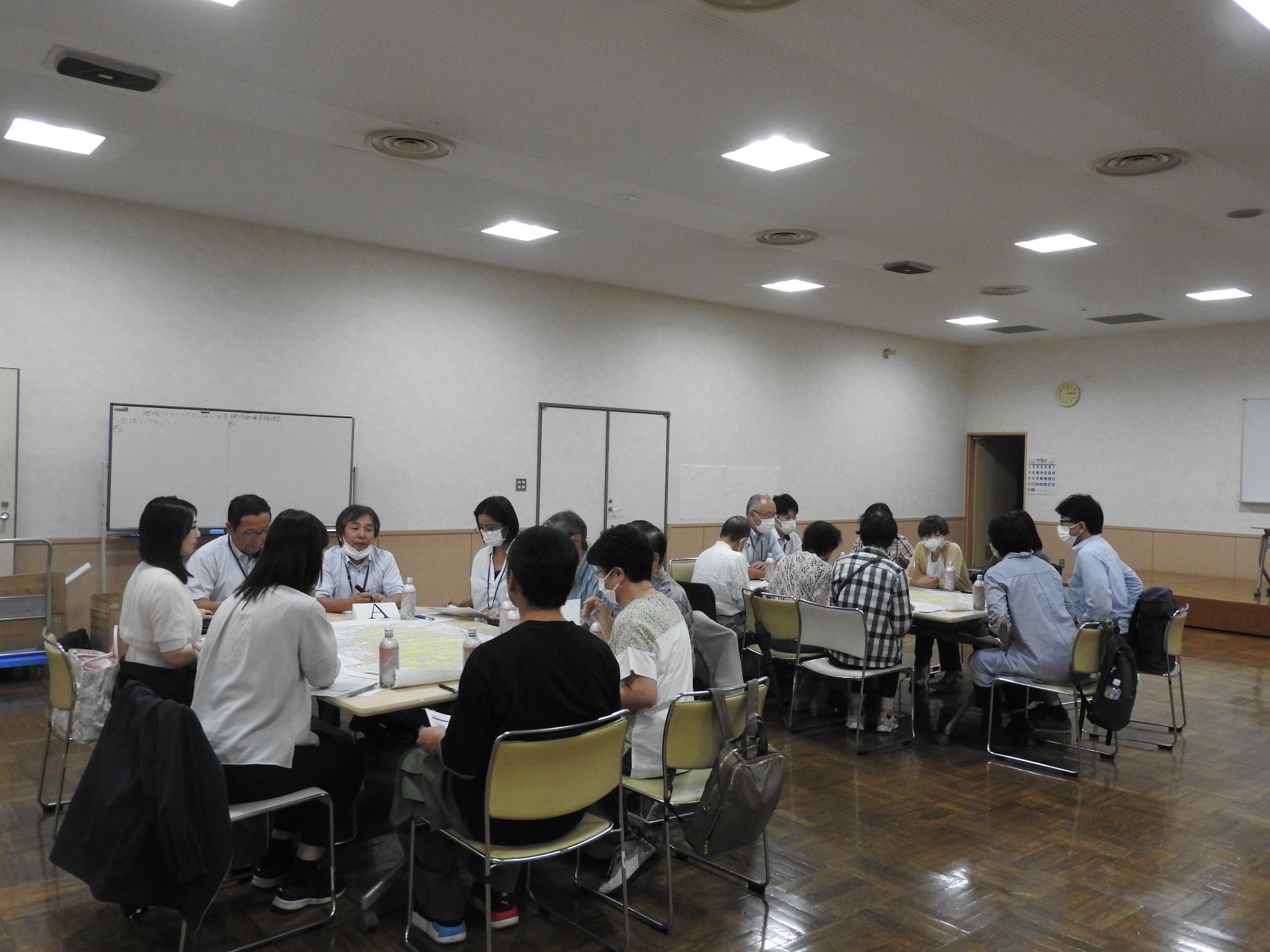 芝伊刈包括地区全体の様子