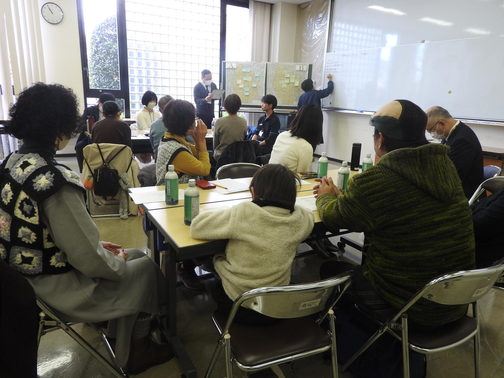 新郷包括全体セッションの様子