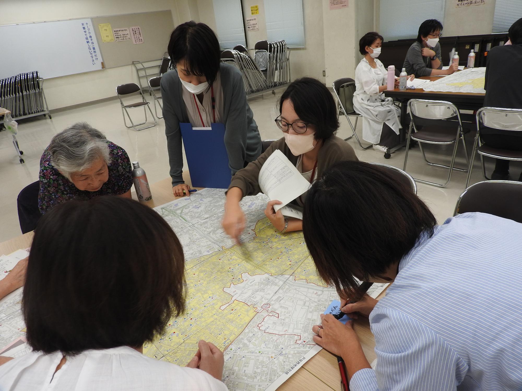 戸塚西包括Bグループワークの様子