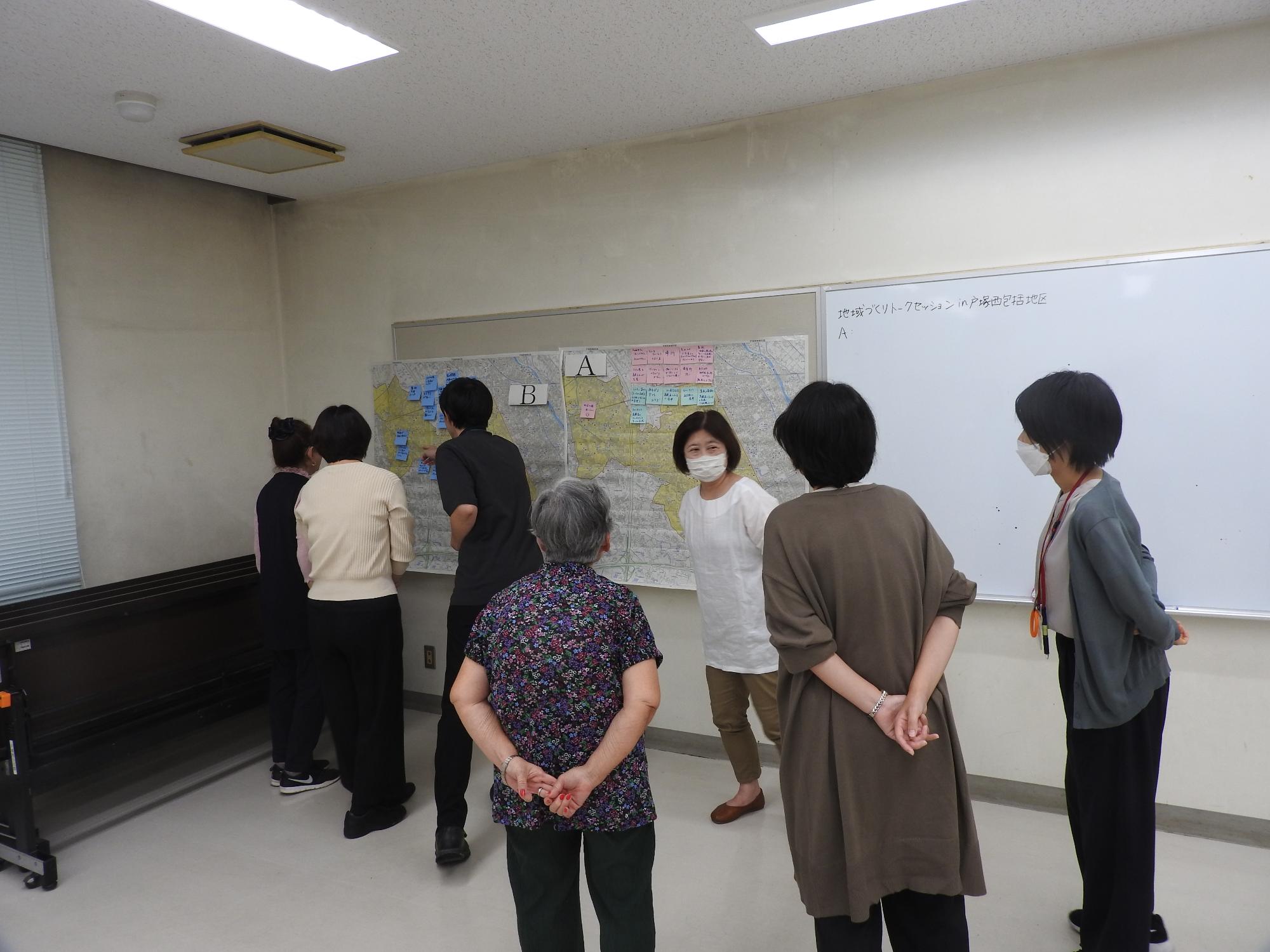 戸塚西休憩中の様子