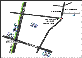 鳩ヶ谷東部地域包括支援センター地図のイラスト
